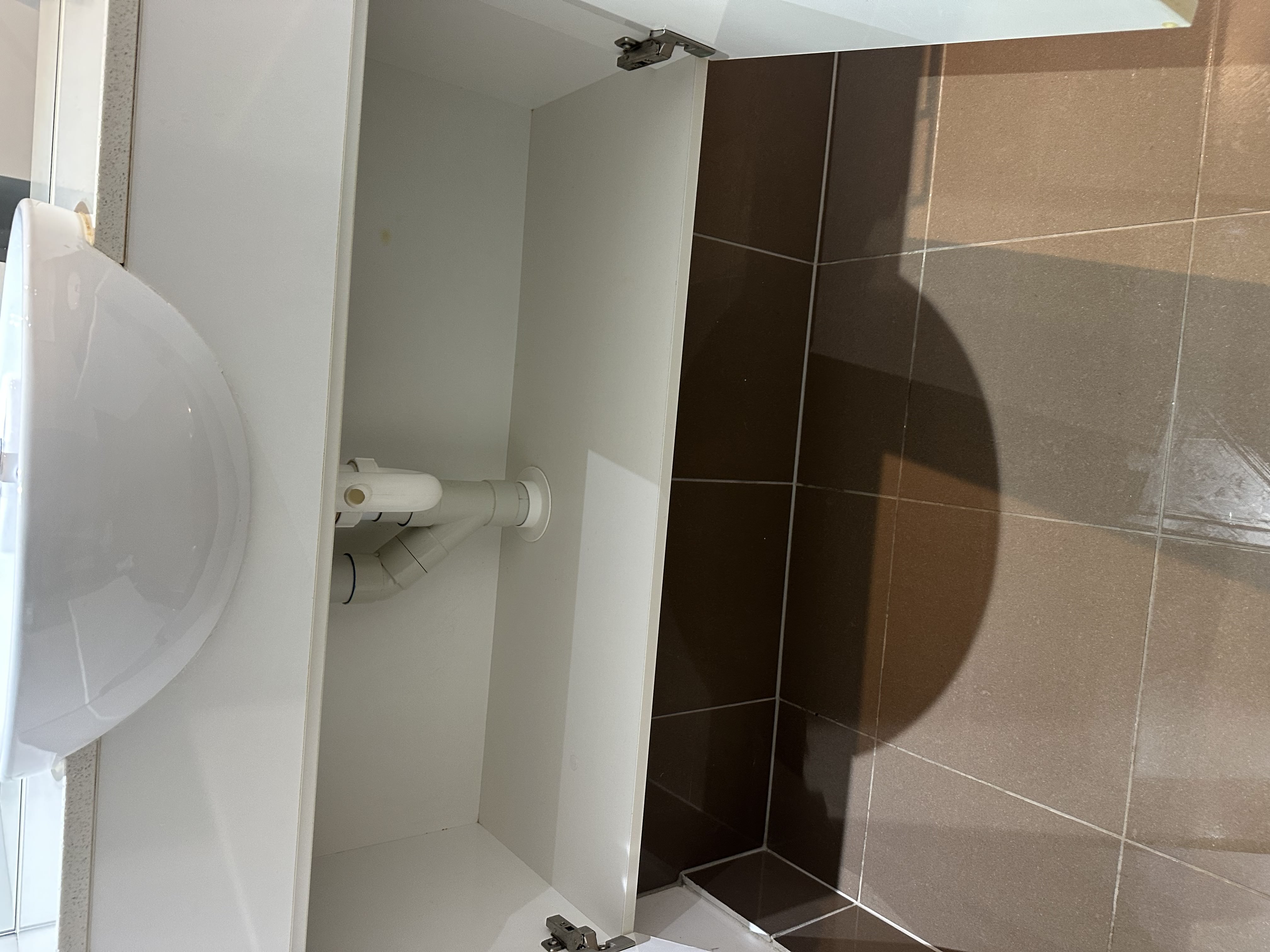 Bond Cleaning - Sink Cabinet after