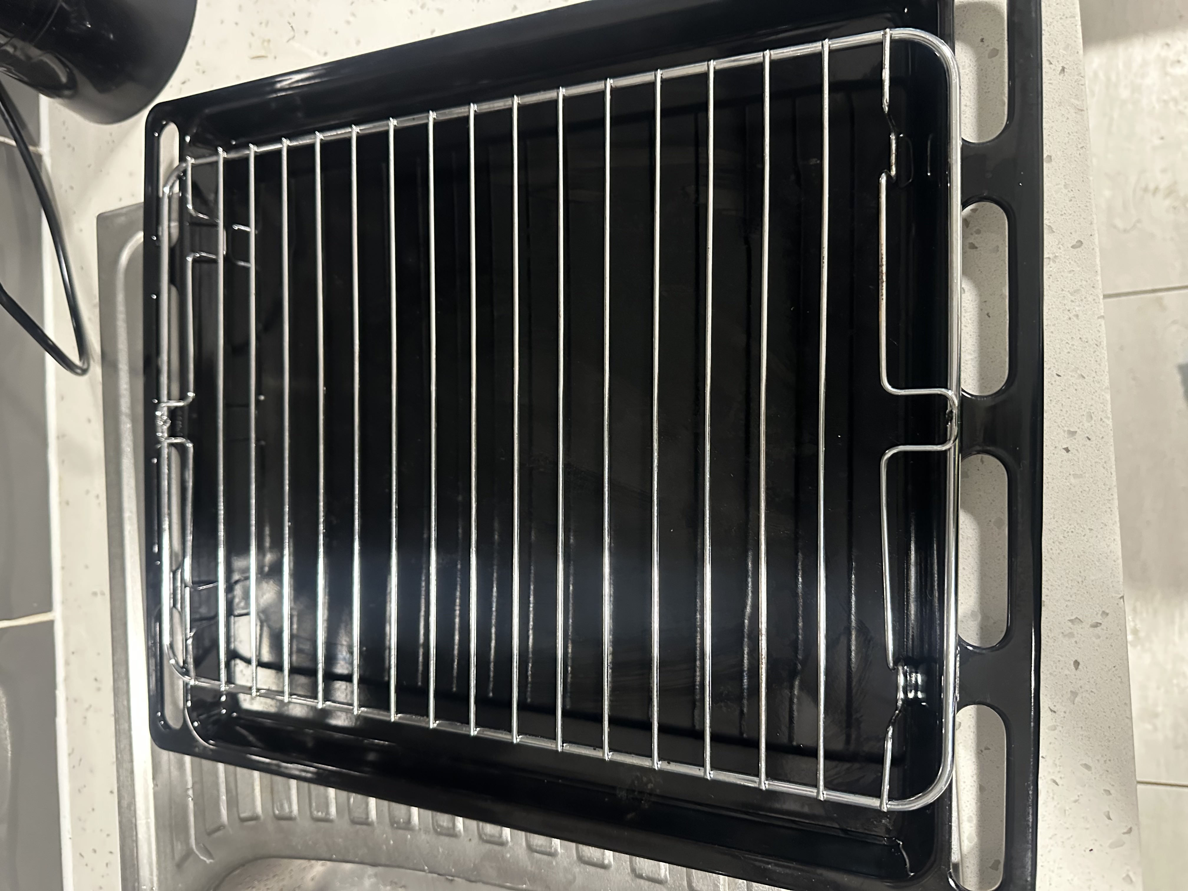 Deep Cleaning - Oven Tray after